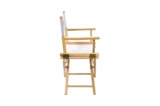 Chaise Artiste en bouleau - Naturel et blanc