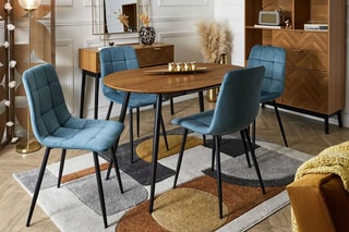 2 chaises Mateo - Bleu