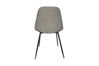 2 chaises - Gris et noir