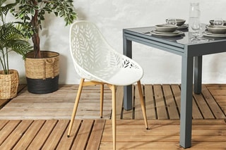 4 chaises Lucena - Blanc