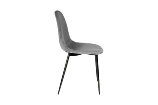 2 chaises Guilia - 
Gris foncé
