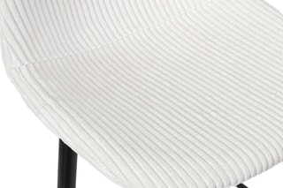 Chaise de bar Scott - Beige et noir