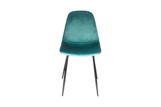 2 chaises Guilia - 
Bleu canard