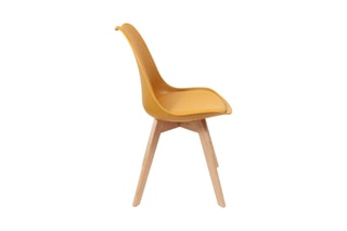 2 chaises Scandinave - Jaune
