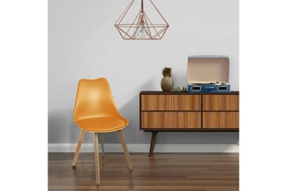 2 chaises Scandinave - Jaune