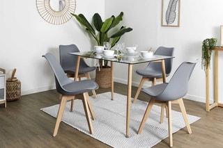 2 chaises Scandinave - Gris