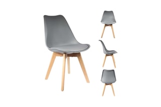 2 chaises Scandinave - Gris