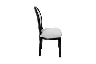 2 chaises Eleonor - Noir et gris