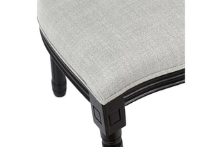 2 chaises Eleonor - Noir et gris