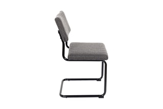 2 chaises Alban - Gris chiné