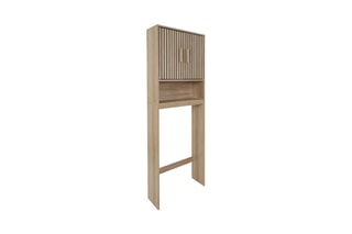 Meuble de WC 2 portes Klaus - 60 x 166 x 20 cm