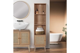Colonne de salle de bain 1 porte Bali - 40 x 160 x 30 cm