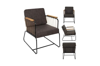 Fauteuil Marron et noir