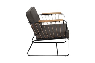 Fauteuil Marron et noir