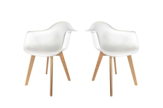 Fauteuil pour enfant  Scandinave Blanc
