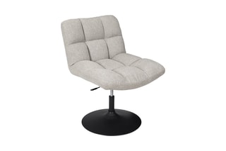 Fauteuil - Gris clair et noir