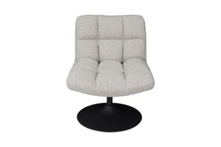 Fauteuil - Gris clair et noir