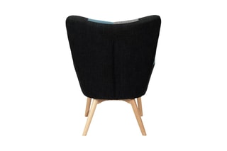 Fauteuil - Gris et bleu