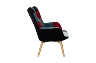 Fauteuil - Gris et bleu