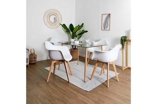 2 fauteuils Scandinave - Blanc