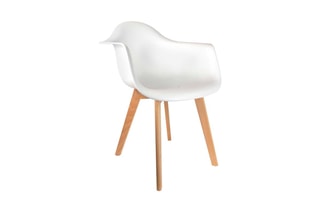 2 fauteuils Scandinave - Blanc