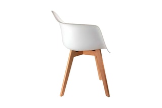 2 fauteuils Scandinave - Blanc