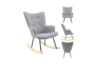 Fauteuil à bascule - Gris