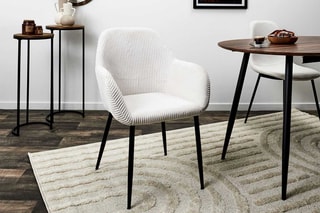 Fauteuil Scott - Beige et noir