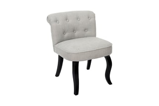 Fauteuil Eleonor - 
Gris et noir