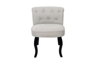 Fauteuil Eleonor - 
Gris et noir