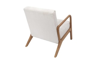 Fauteuil Scott - Beige et naturel