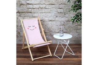 Chilienne pliable enfant Moon - Naturel et rose