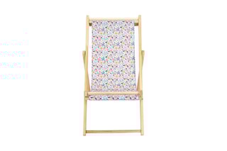 Chilienne pliable Liberty - Naturel et bleu