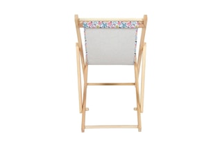 Chilienne pliable Liberty - Naturel et bleu