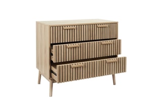 Commode 3 tiroirs Klaus - Naturel