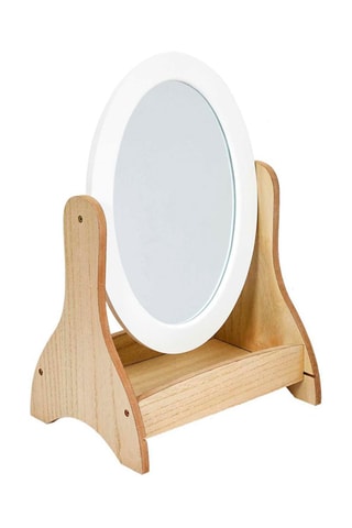 Coiffeuse avec miroir en bois 49 x 32 x 24 cm