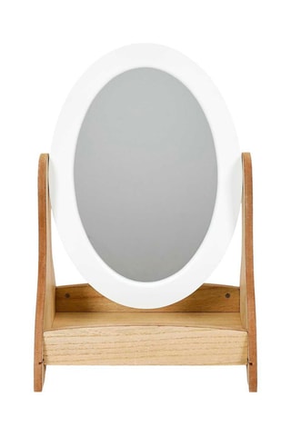 Coiffeuse avec miroir en bois 49 x 32 x 24 cm