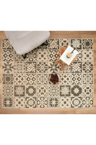 Tapis Noir et blanc - 120 x 180 cm