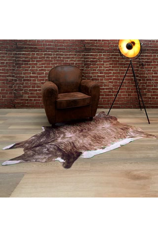 Tapis Marron et blanc - 120 x 158 cm