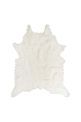 Tapis Natural Crush Blanc - 120 x 158 cm