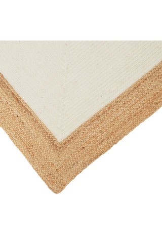Tapis Patio - Blanc et beige - 120 x 170 cm