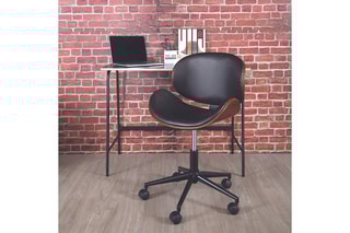 Chaise à roulettes - Noir