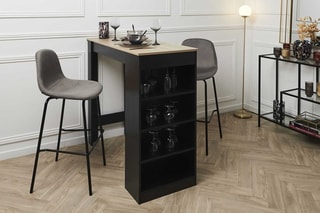 2 chaises de bar Giulia - 
Gris