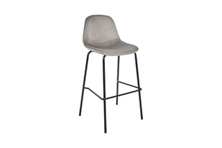 2 chaises de bar Giulia - 
Gris