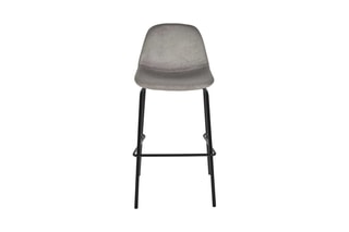 2 chaises de bar Giulia - 
Gris