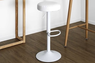 2 tabourets de bar - Blanc