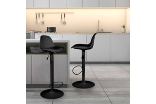 2 tabourets de bar - Noir