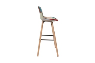 2 tabourets de bar Patchwork Multicolore