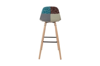 2 tabourets de bar Patchwork Multicolore