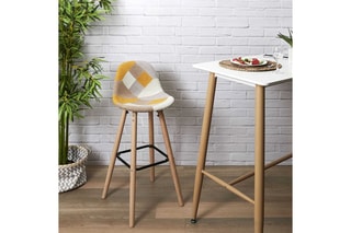 2 chaises de bar - Jaune